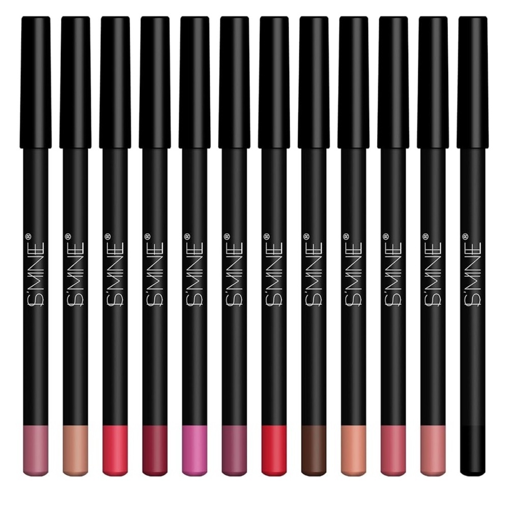 IS'MINE Matte Lip Liner Set -12 Assorted Colors High Pigmented Natural L…
